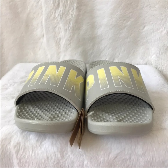 SALE ‼️S M L VICTORIA SECRET PINK SLIDES - Picture 3 of 7
